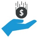 icon of hand holding money