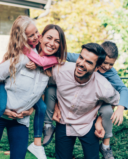 family outside