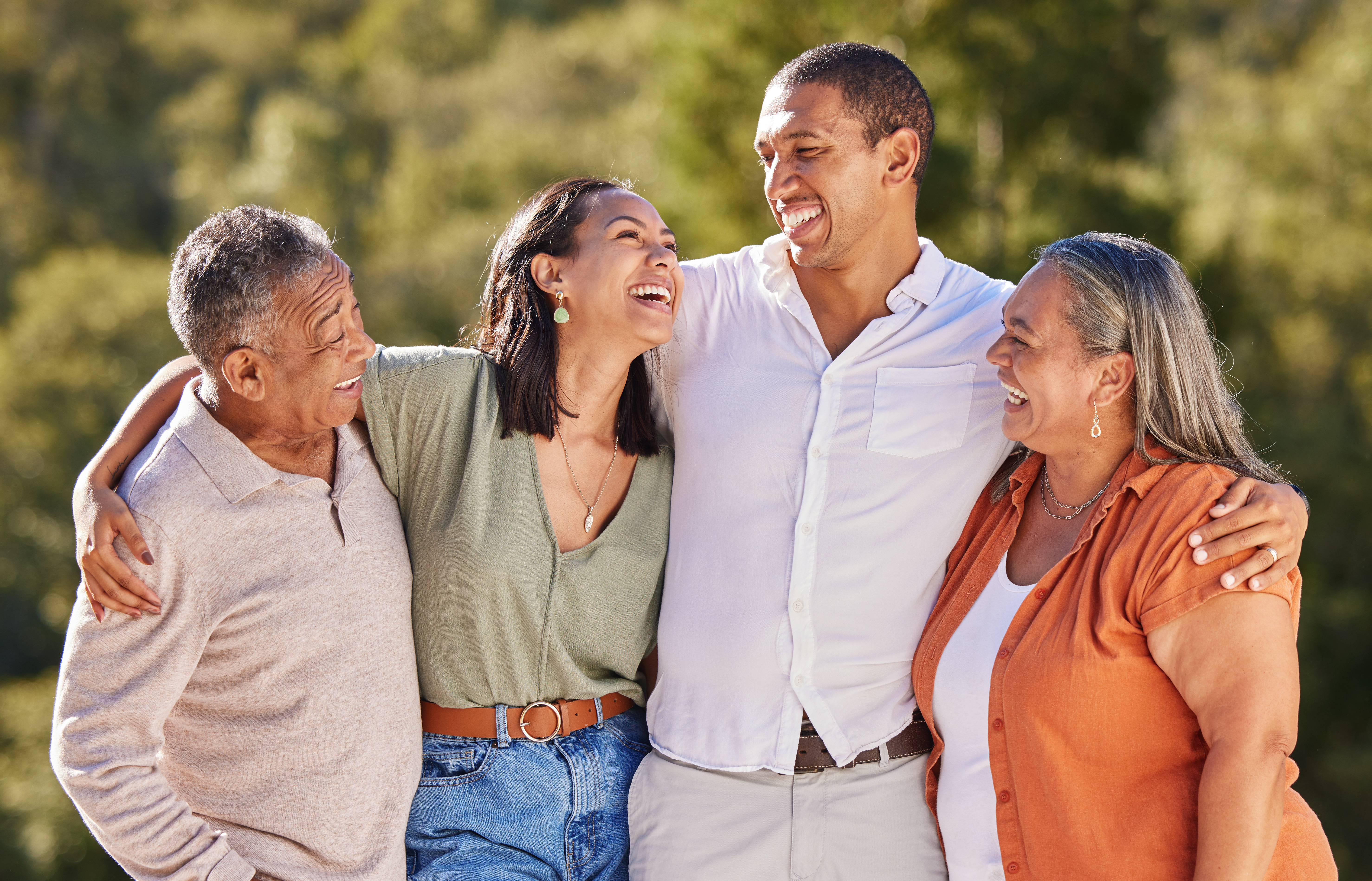 family laughing